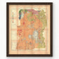 1878 Yellowstone Geologic Map | Enhanced and Remastered Geologic Map by Ferdinand V. Hayden