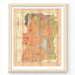 1878 Yellowstone Geologic Map | Enhanced and Remastered Geologic Map by Ferdinand V. Hayden