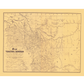 1864 Montana Territory Map