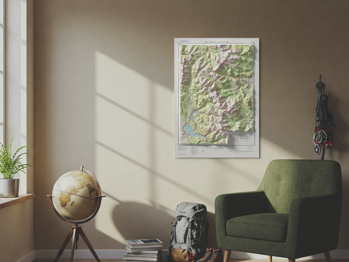 1961 Rocky Mountain National Park, Colorado | Historic USGS Topo Map | Shaded Relief