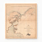 North America Polar Region Map | 1903 Exploration Routes from Baffin Bay to The Lincoln Sea