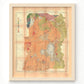 1878 Yellowstone Geologic Map | Enhanced and Remastered Geologic Map by Ferdinand V. Hayden