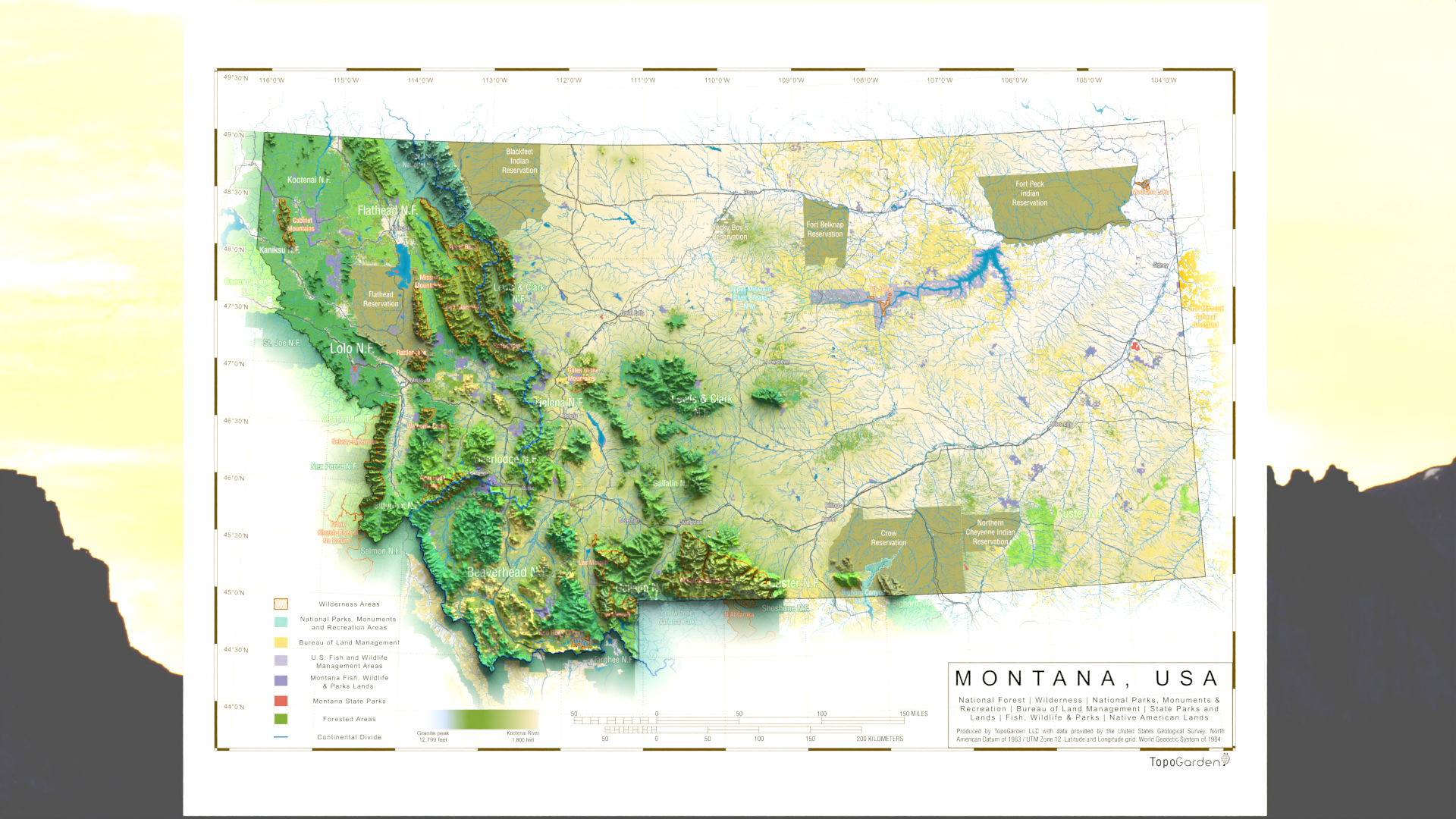 Load video: This video showcases the ultra detailed hill shading used in many TopoGarden maps.